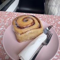 Cinnamon bun  at It's a Trap in Dublin
