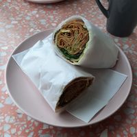 Seitan Pesto Wrap at It's a Trap in Dublin