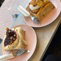 Forest fruits cinnamon roll and apple pie cinnamon roll at It's a Trap in Dublin