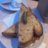 Ruben toastie at It's a Trap in Dublin