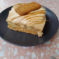 Lotus biscoff cinnamon bun at It's a Trap in Dublin