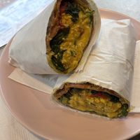 Korma wrap with tofu   at It's a Trap in Dublin