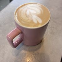 Flat white with oat milk  at It's a Trap in Dublin