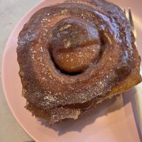 Dulce de leche cinnamon roll  at It's a Trap in Dublin
