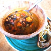 Stew of the day at Ethos Brothers in Brentwood