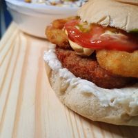 Hamburguer at Public House Veg in Belo Horizonte