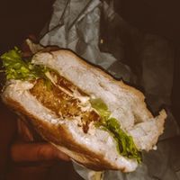 Sanduíche de grão de bico at Public House Veg in Belo Horizonte