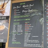 Menu at Stuey's Juice Bar & Bistro in Wildwood