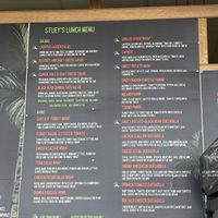 Menu at Stuey's Juice Bar & Bistro in Wildwood
