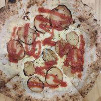 Batata com catchup at Pizza Youth in Sao Paulo