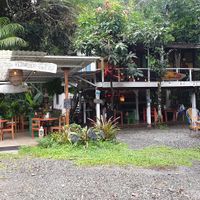 View from the road at Casa Rio in Cocles