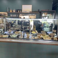Salad/sandwich bar at Ours in Caloundra