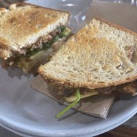 Mexi-bean sandwich  at Ours in Caloundra