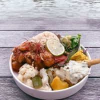 Seasonal bowl  at Optimus Cafe in Osaka