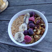 大豆で作られたヨーグルト at Optimus Cafe in Osaka