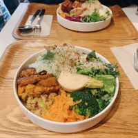 Seasonal Buddha bowl   at Optimus Cafe in Osaka