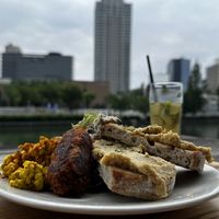 Nice day meal  at Optimus Cafe in Osaka