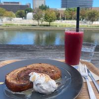 French toast  at Optimus Cafe in Osaka