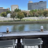 Beautiful serene view   at Optimus Cafe in Osaka