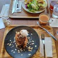 French toast! at Optimus Cafe in Osaka