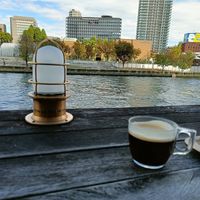 Coffee, black at Optimus Cafe in Osaka