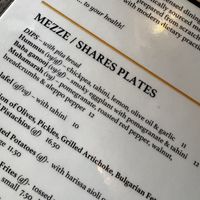 Vegan menu items  at Saha Eatery in Squamish