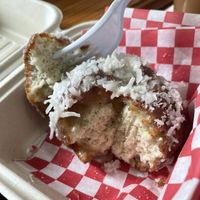 Coconut donut   at Brooklyn Cafe in Wilmington