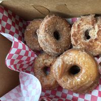  Vegan donuts. Cinnamon and sugar or lemon zest. at Brooklyn Cafe in Wilmington