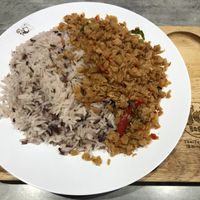 Very spicy food  at So Vegan - Yaowarat​ in Bangkok