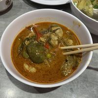 Fishless curry  at So Vegan - Yaowarat​ in Bangkok