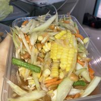 Corn salad  at So Vegan - Yaowarat​ in Bangkok
