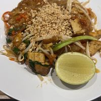 Pad thai  at So Vegan - Yaowarat​ in Bangkok
