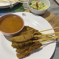 Satay  at So Vegan - Yaowarat​ in Bangkok
