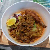 Khao soi at So Vegan - Yaowarat​ in Bangkok