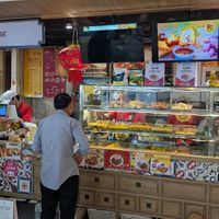 Buffet style vegetables and mock meat at So Vegan - Yaowarat​ in Bangkok