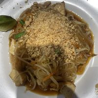 Pad Thai - not very flavourfull  at So Vegan - Yaowarat​ in Bangkok
