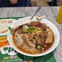 Mushroom nodels at So Vegan - Yaowarat​ in Bangkok