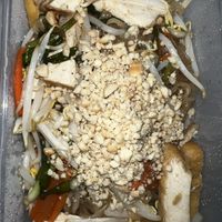 Pad Thai with tofu  at So Vegan - Yaowarat​ in Bangkok
