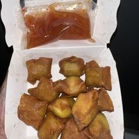 Fried tofu bites with sweet and sour sauce   at So Vegan - Yaowarat​ in Bangkok