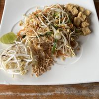 Vegan pad Thai  at Apsara in Koh Lanta