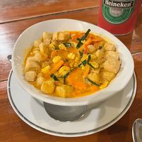 Penang curry tofu   at Apsara in Koh Lanta