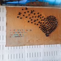 The decor is so cute and all hand written   at Apsara in Koh Lanta