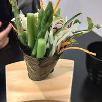 Veggie Temaki at Shū ShòuSī 蔬壽司 - Yasaisushi in Taichung