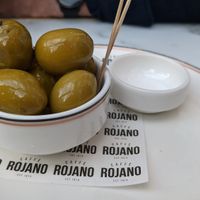 Olives at Rojano's in the Square in Padstow