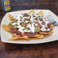Vegan nachos at Ando Loco in Koh Phangan
