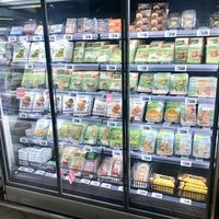 Faux meats  at Pam in Bologna