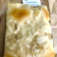Onion focaccia   at Pam in Bologna