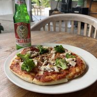 Beer and pizza (don’t expect much)  at Define Bakery and Eatery in Denpasar