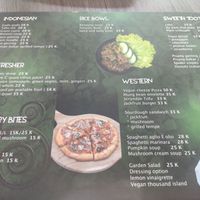 decent selection of vegan food options at Define Bakery and Eatery in Denpasar