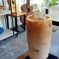 Iced Caramel Latte at Define Bakery and Eatery in Denpasar